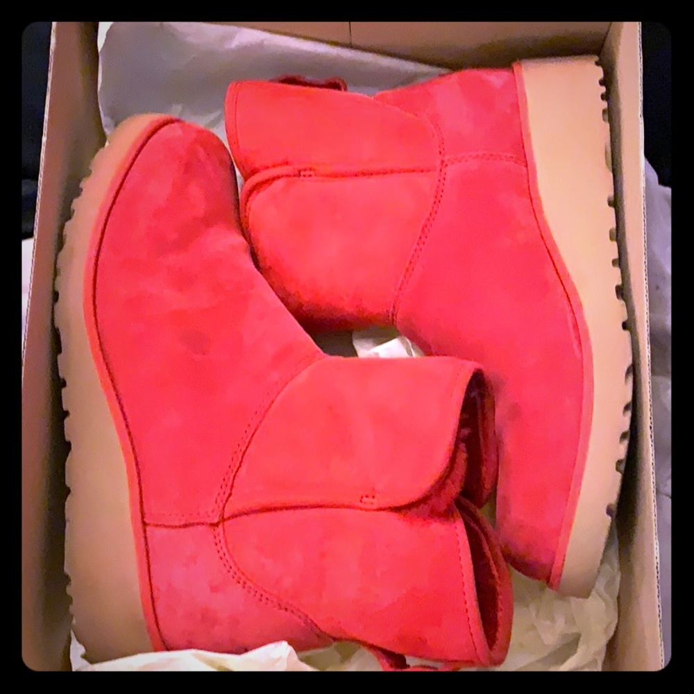 Red Ugg boots